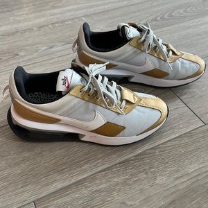 Nike Air Max Pre Day gold and silver sneaker women’s 6.5 US